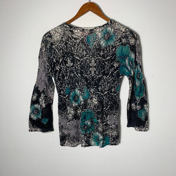 Womens Anthropologie Charlotte Tarantola Cardigan, Blue, Size M EUC! - Picture 2 of 3